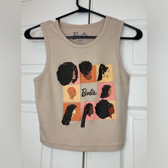 Black Barbie Tank top Sz M - Picture 1 of 3
